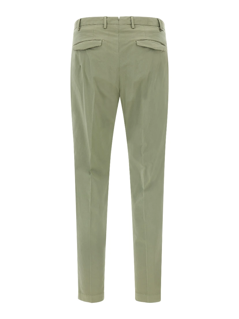 Bicolor Cotton Casual Pants