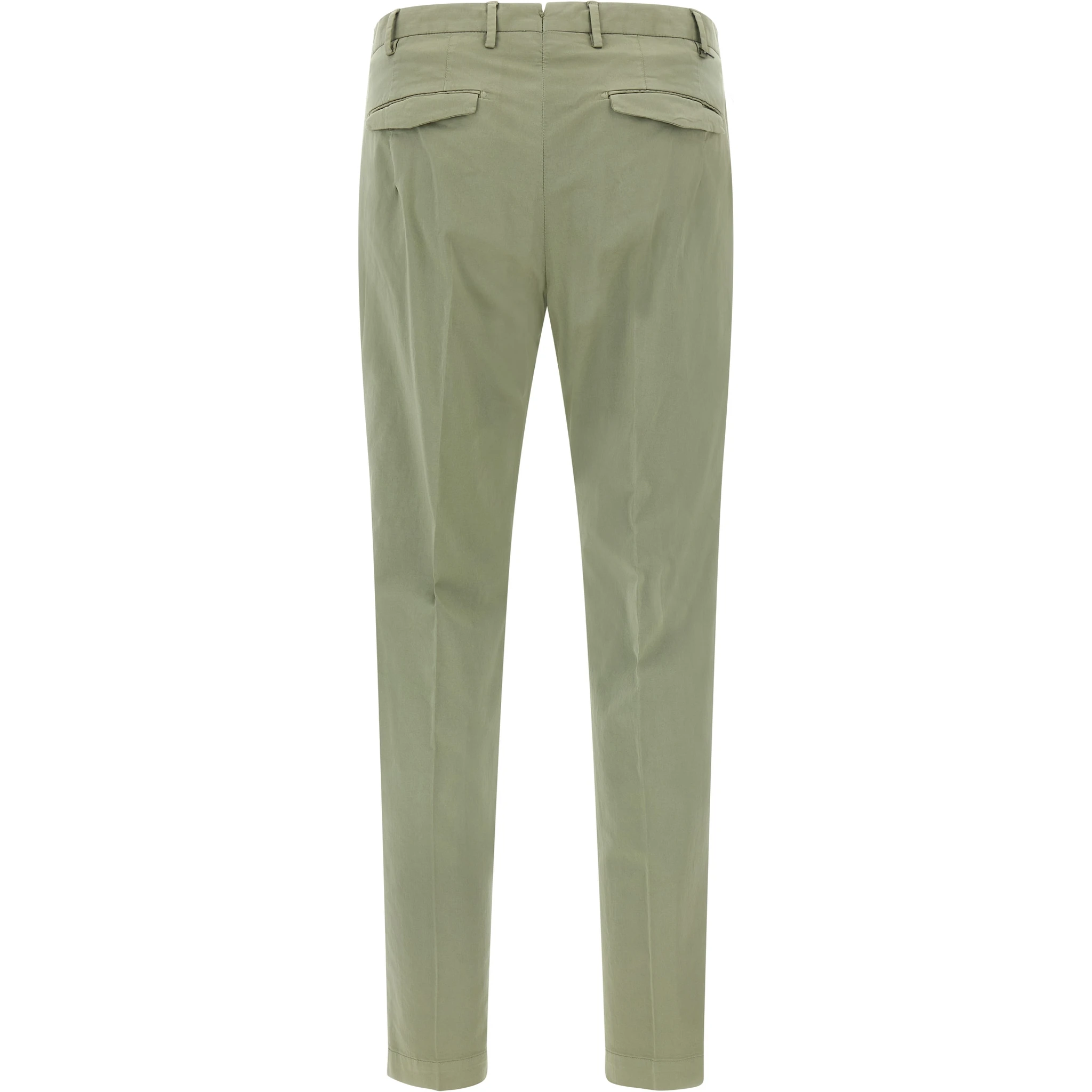 Bicolor Cotton Casual Pants