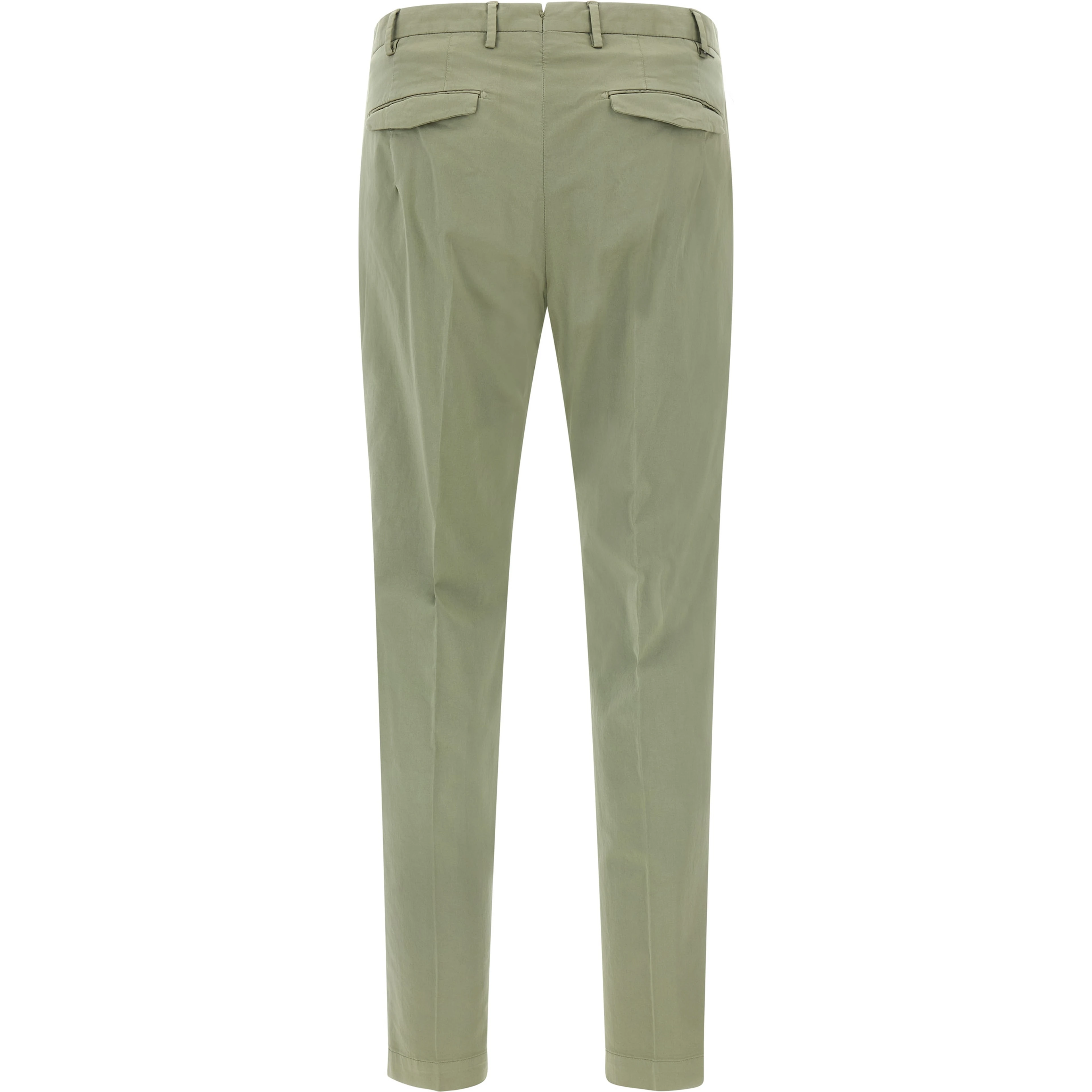 Bicolor Cotton Casual Pants