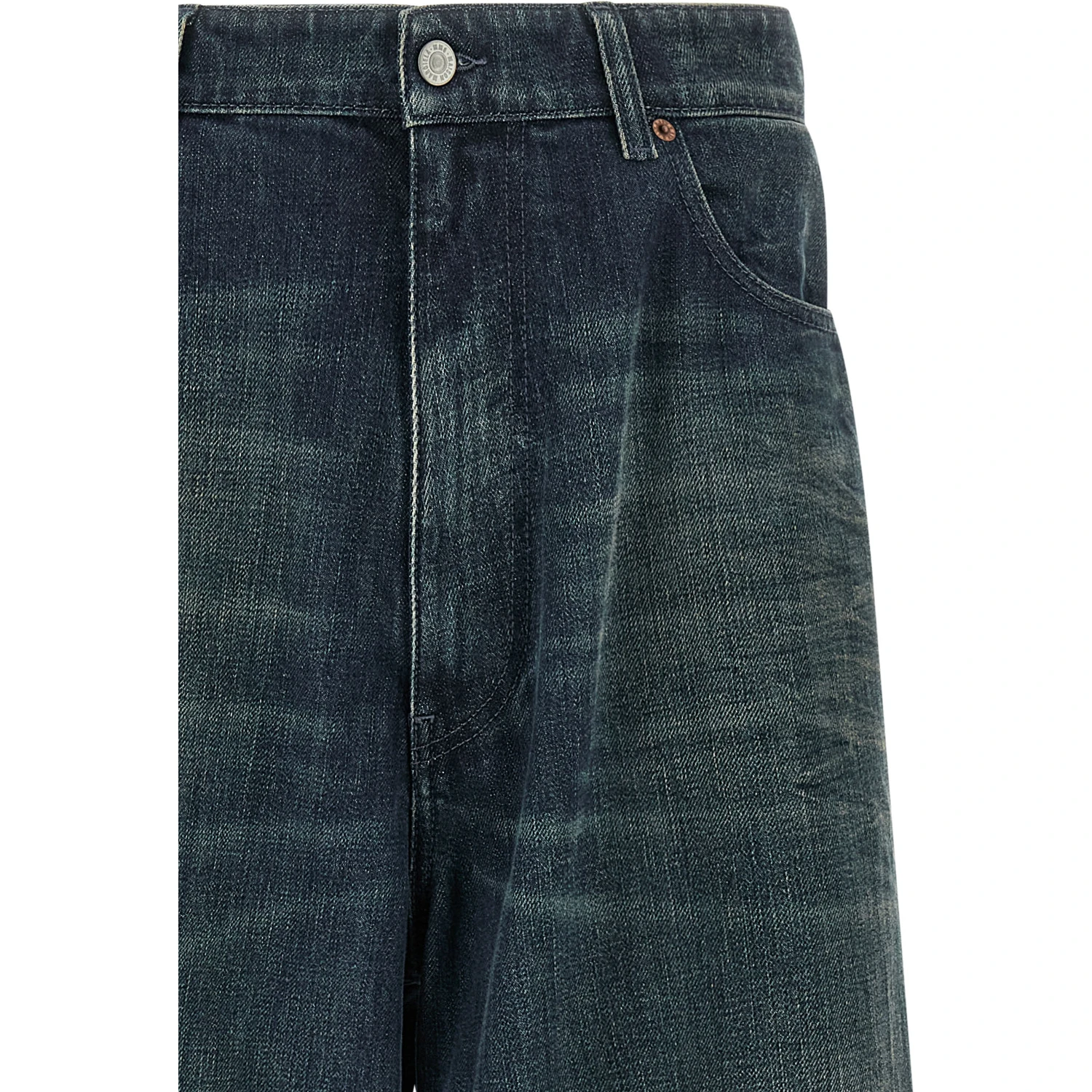 Blue Cotton Jeans Denim