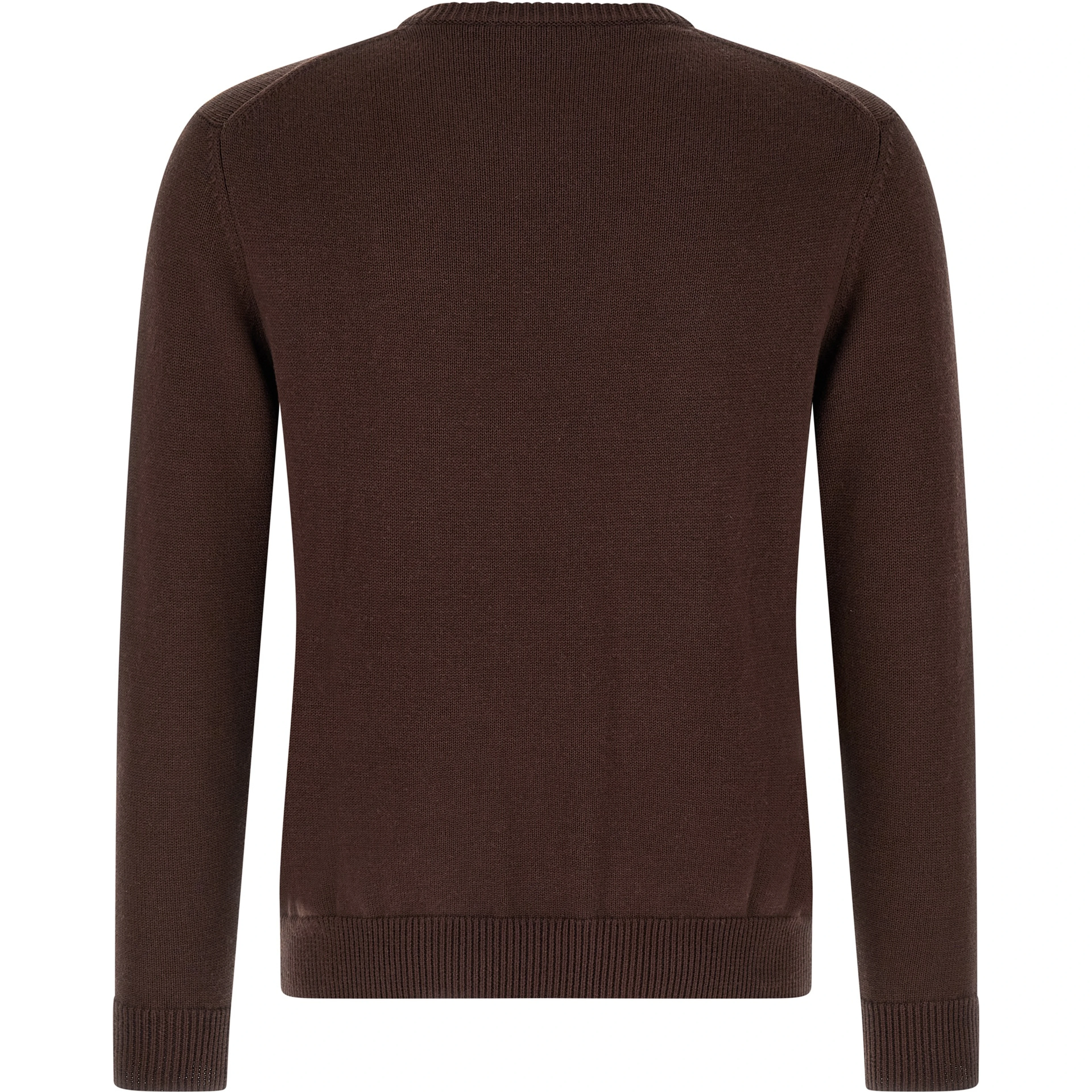 Brown Cotton Cardigan