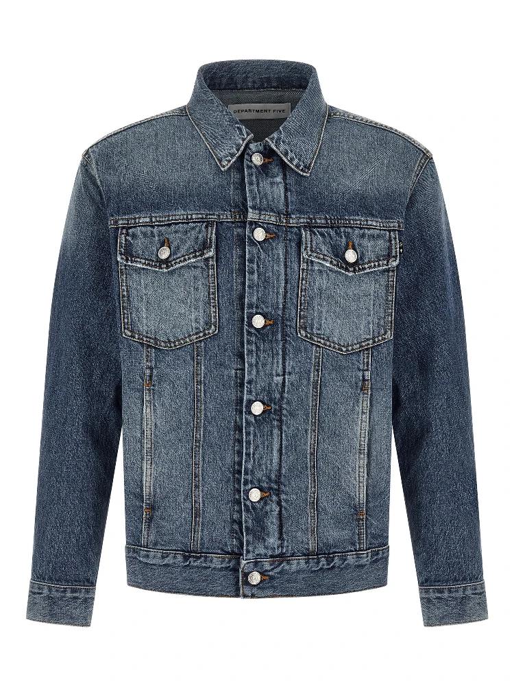 Blue Cotton Denim Jacket
