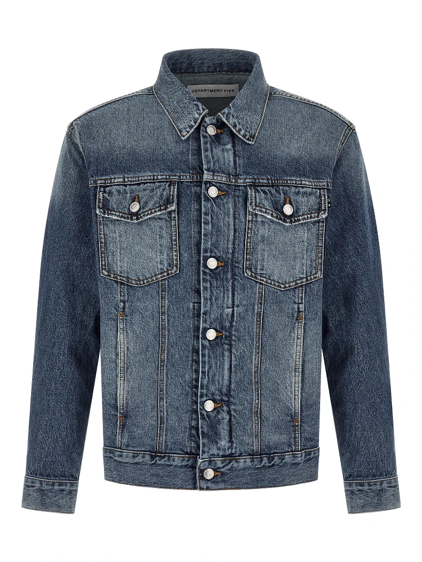 Blue Cotton Denim Jacket
