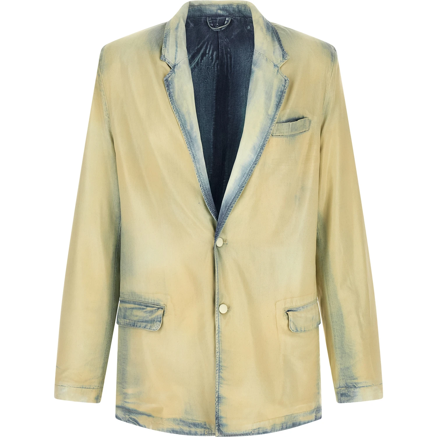 Beige Lyocell Blazer