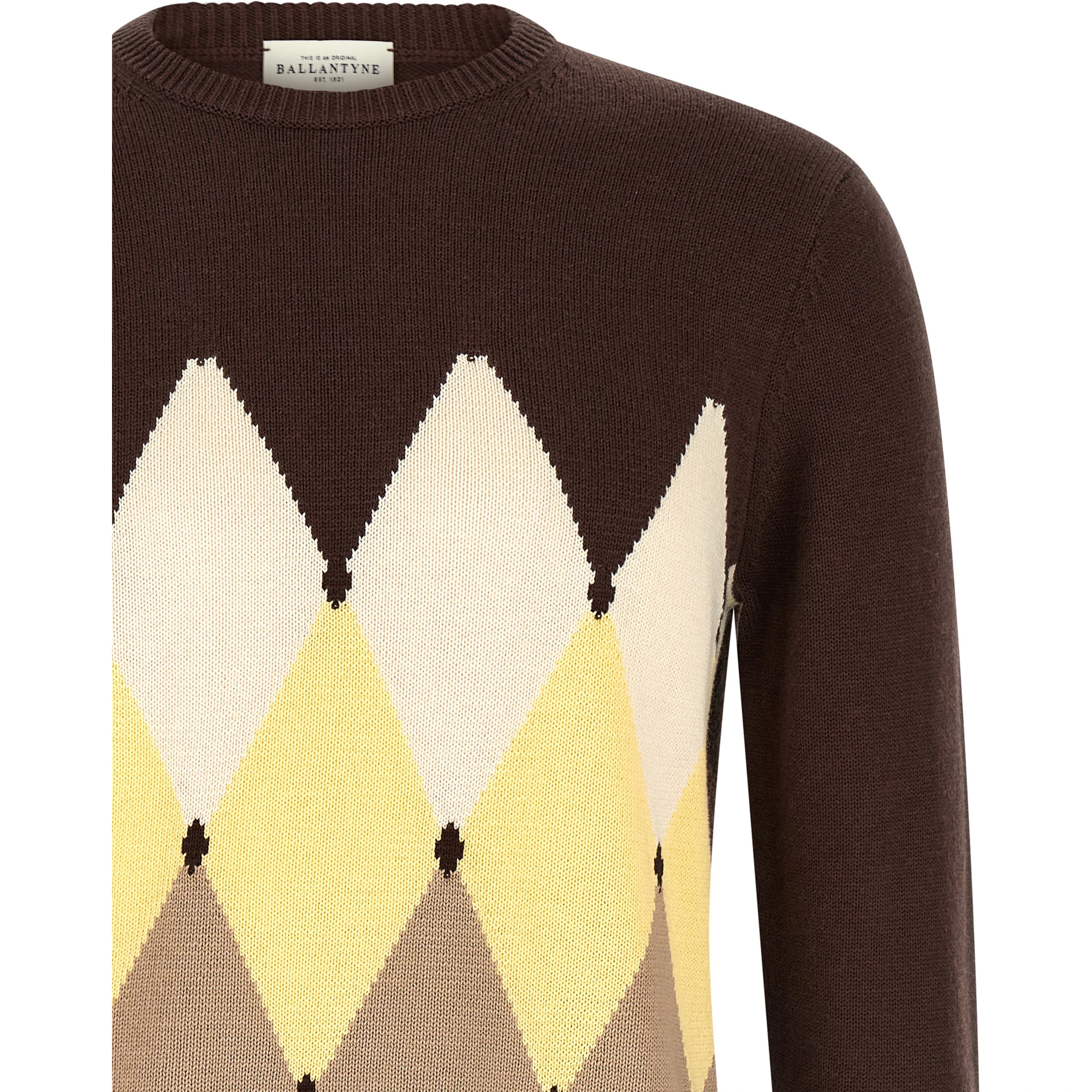 Brown Cotton Cardigan