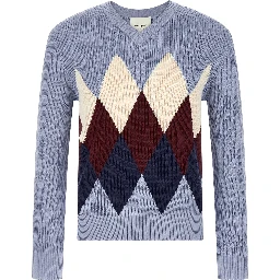 Blue Cotton Cardigan