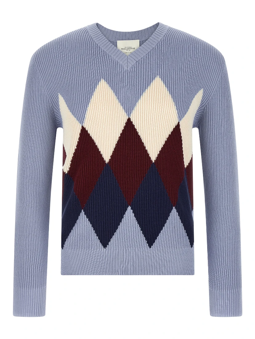 Blue Cotton Cardigan