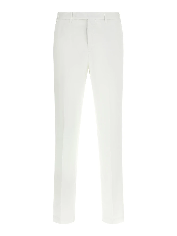 White Cotton Dress Pants