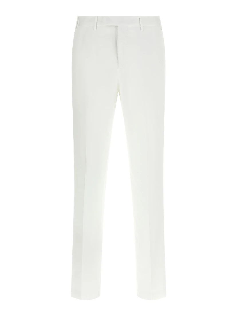 White Cotton Dress Pants