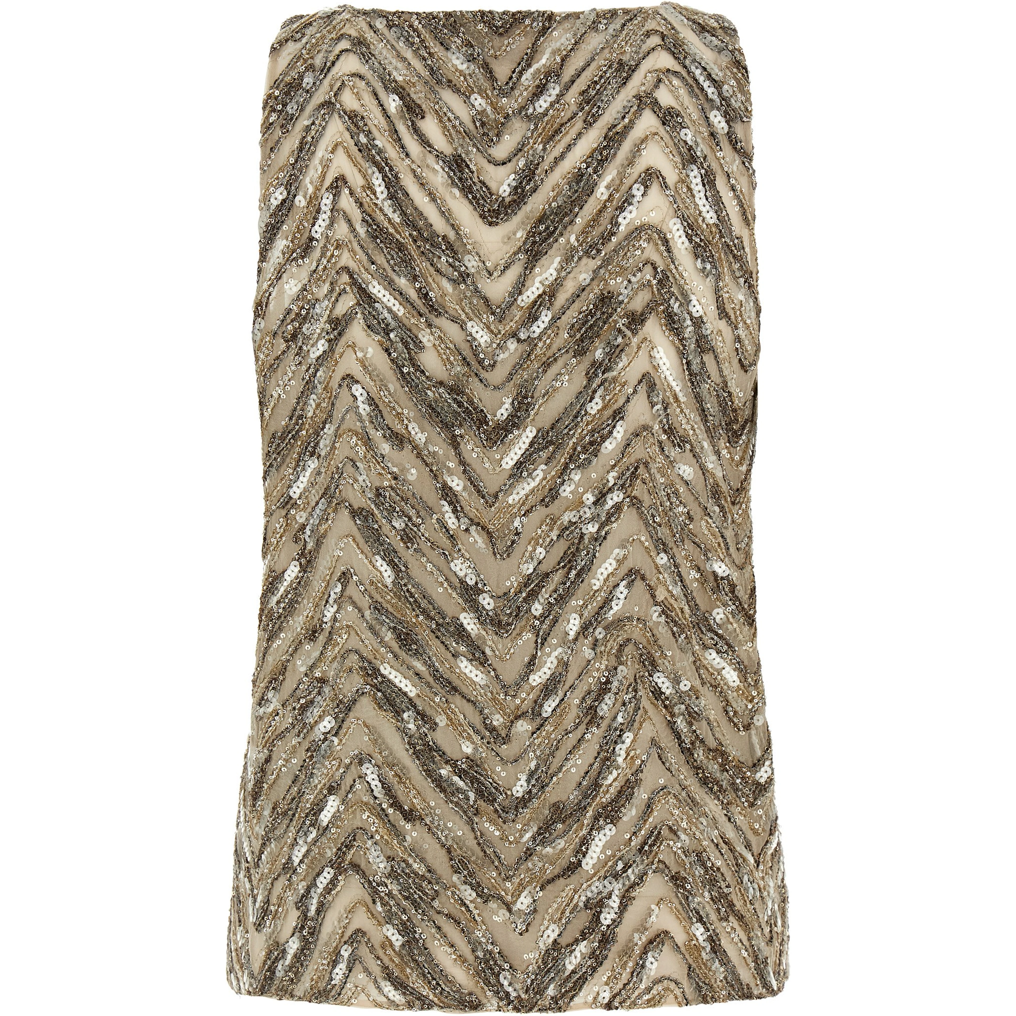 Beige Silk Tank Tops