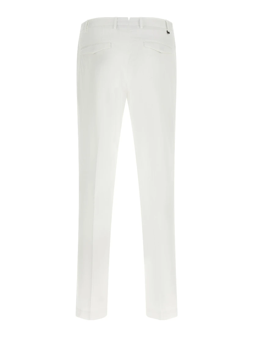 White Cotton Dress Pants