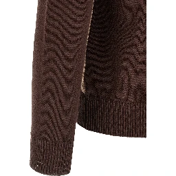 Brown Cotton Cardigan