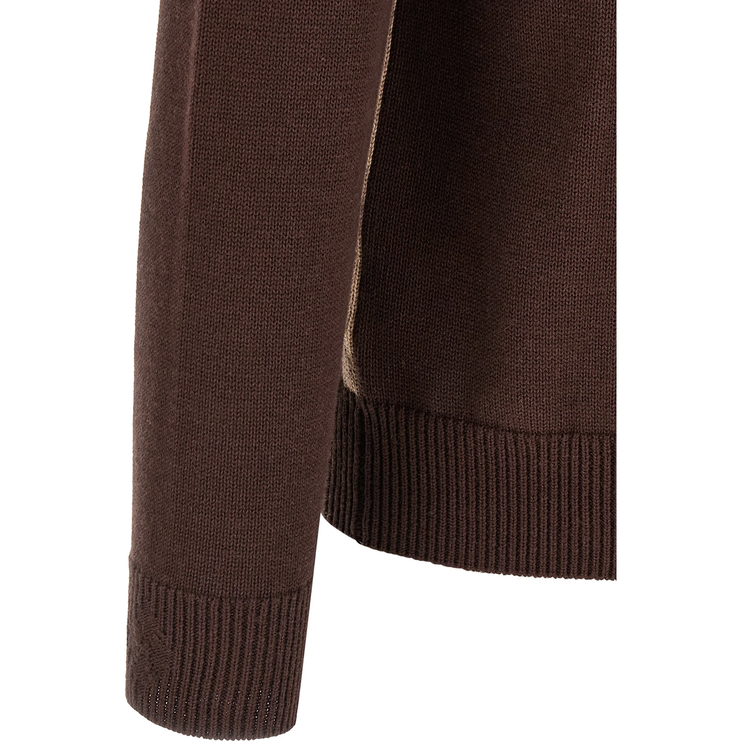 Brown Cotton Cardigan
