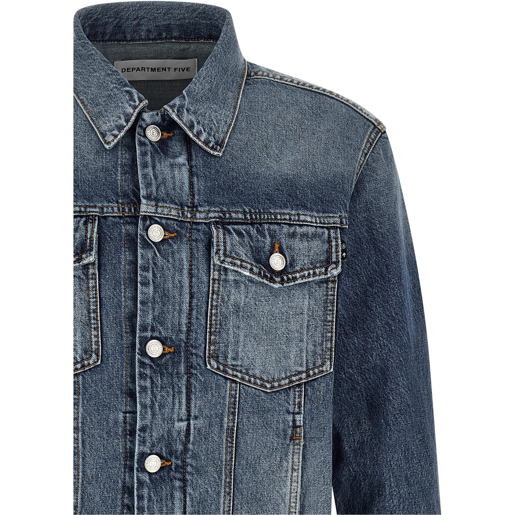 Blue Cotton Denim Jacket