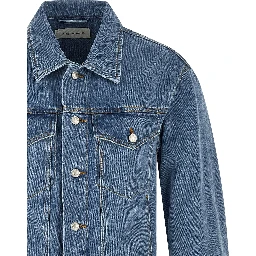 Blue Cotton Denim Jacket