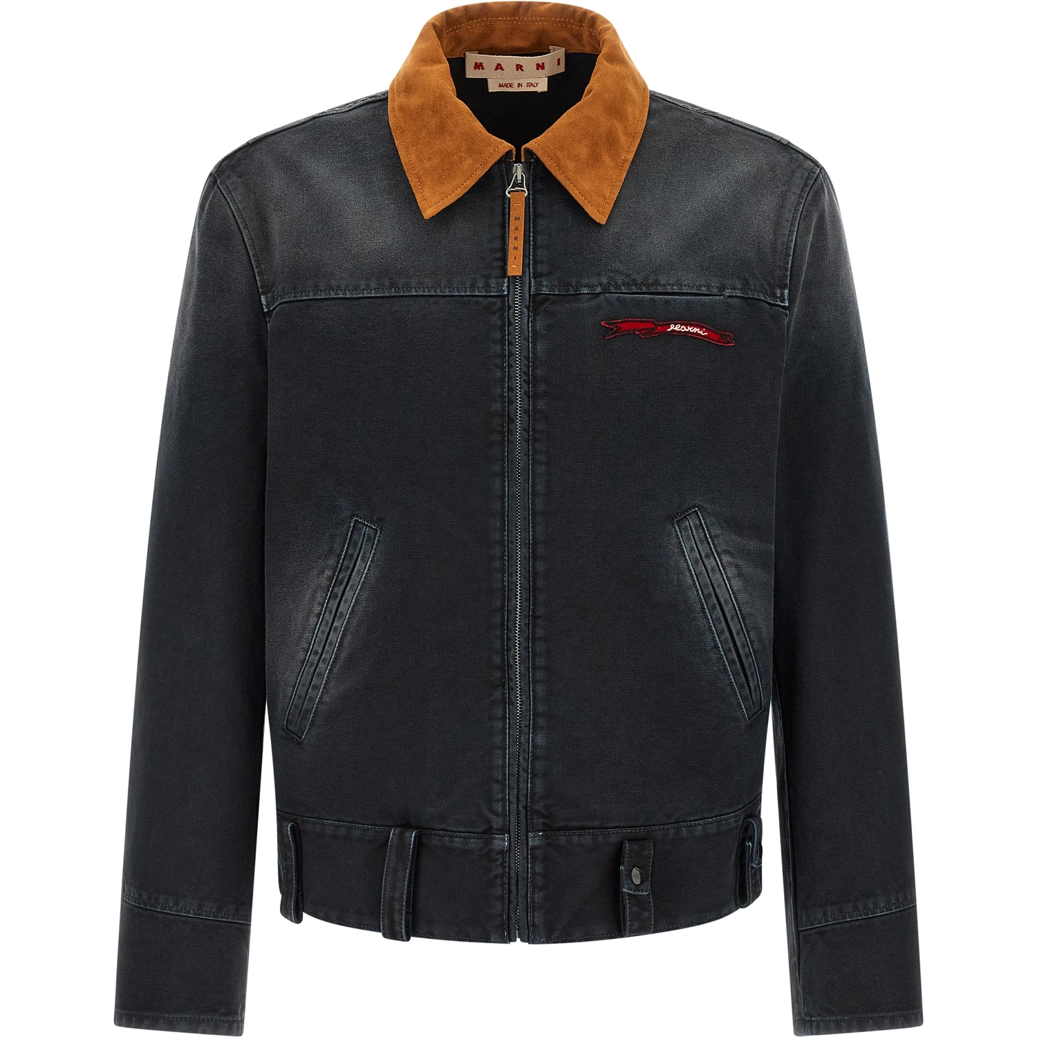 Gray Cotton Denim Jacket