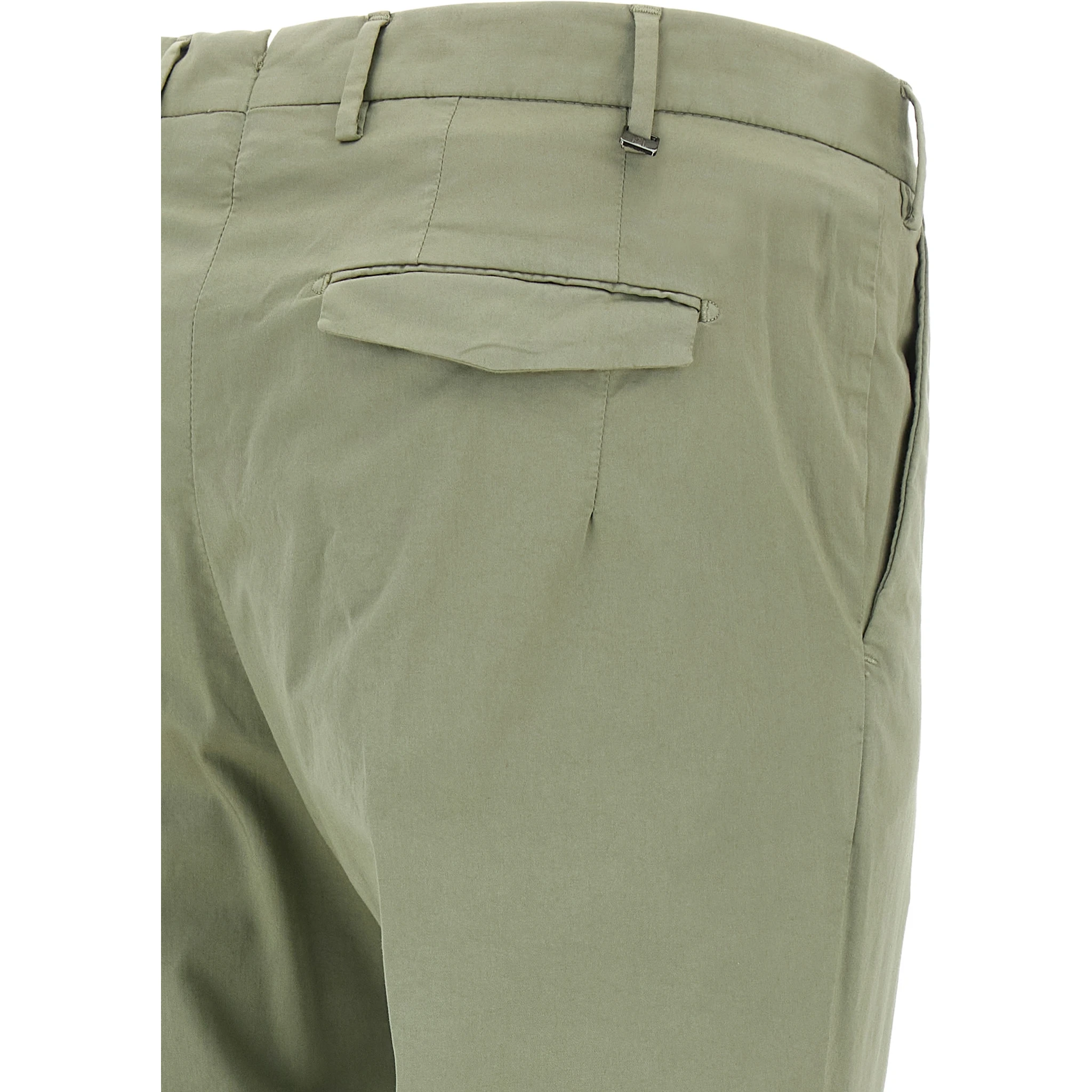 Bicolor Cotton Casual Pants