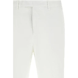 White Cotton Dress Pants