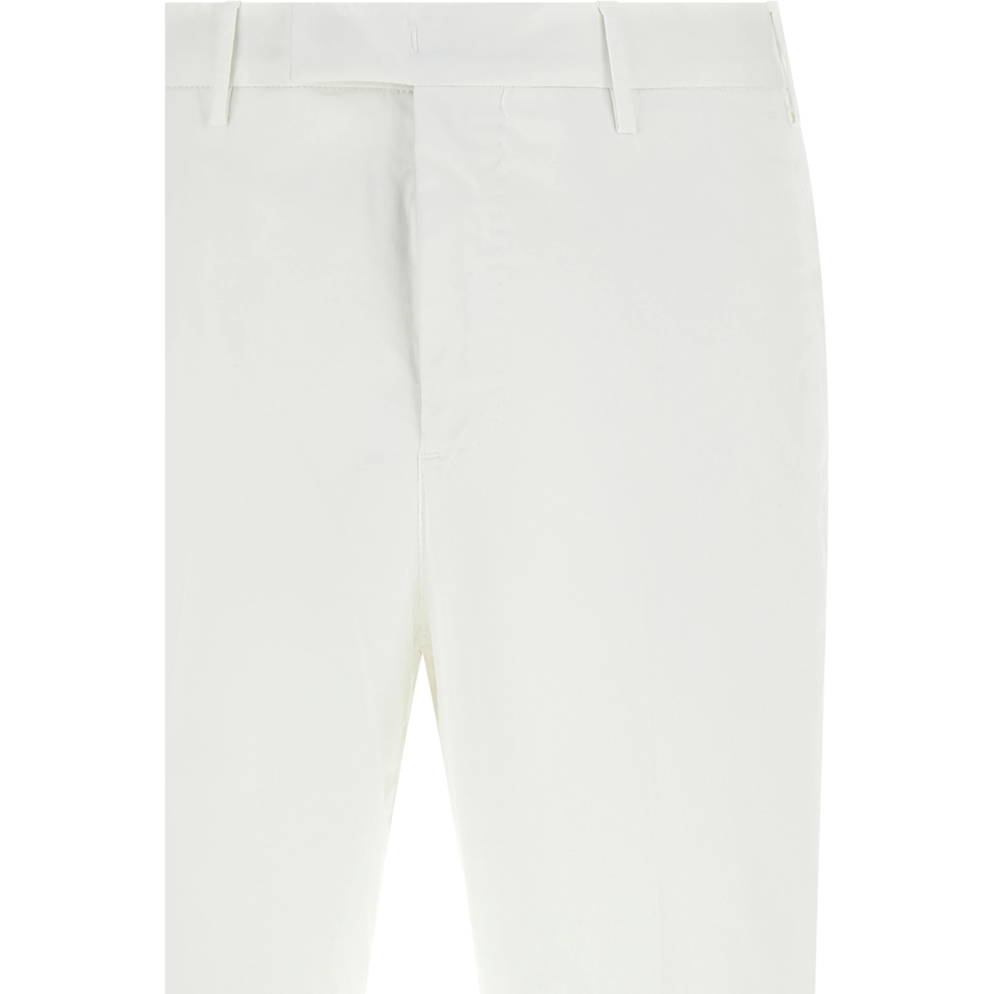 White Cotton Dress Pants