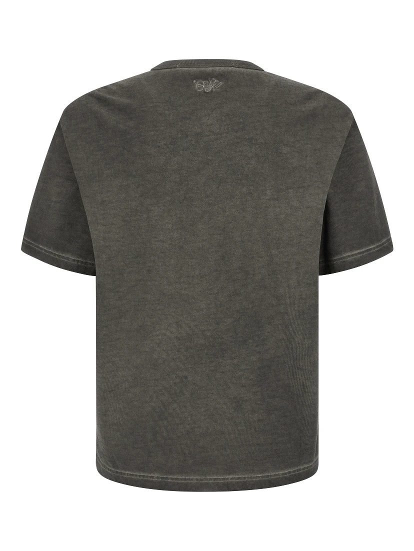 Gray Cotton T-Shirt