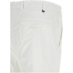 White Cotton Dress Pants