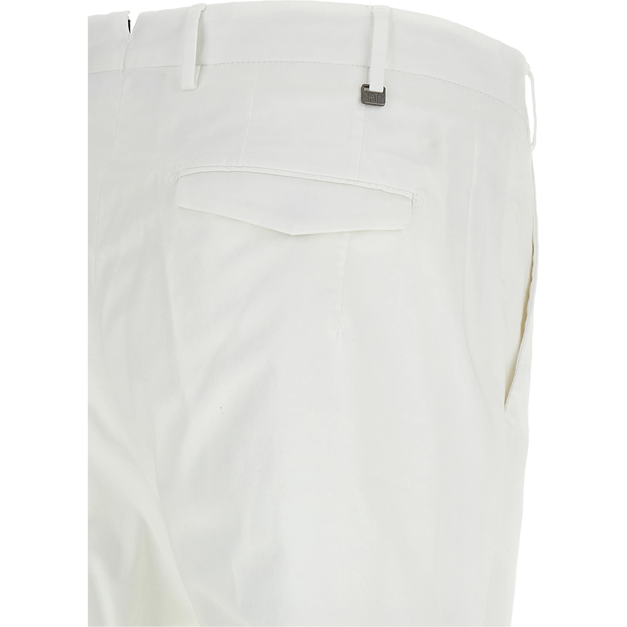 White Cotton Dress Pants