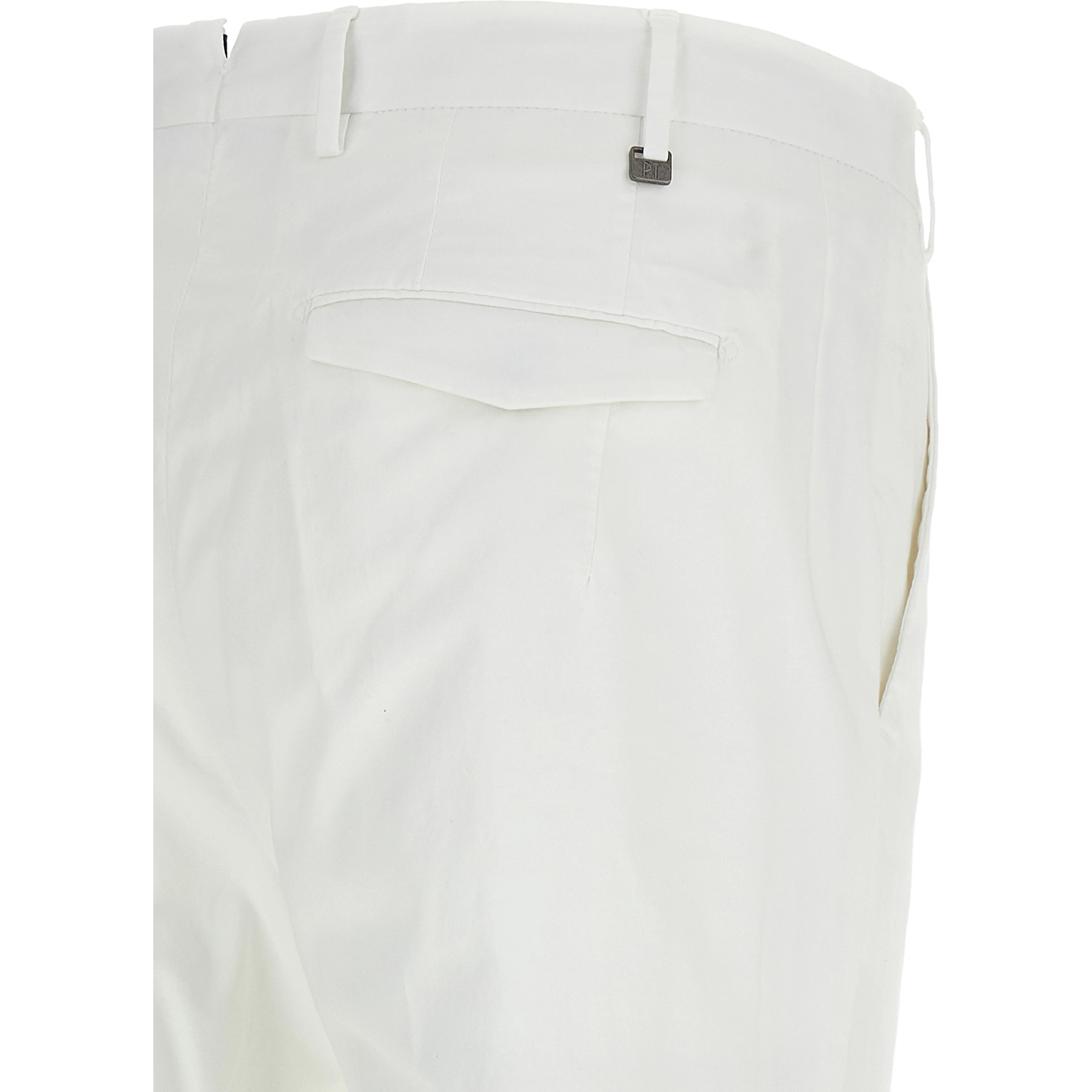 White Cotton Dress Pants