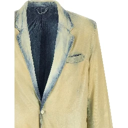 Beige Lyocell Blazer