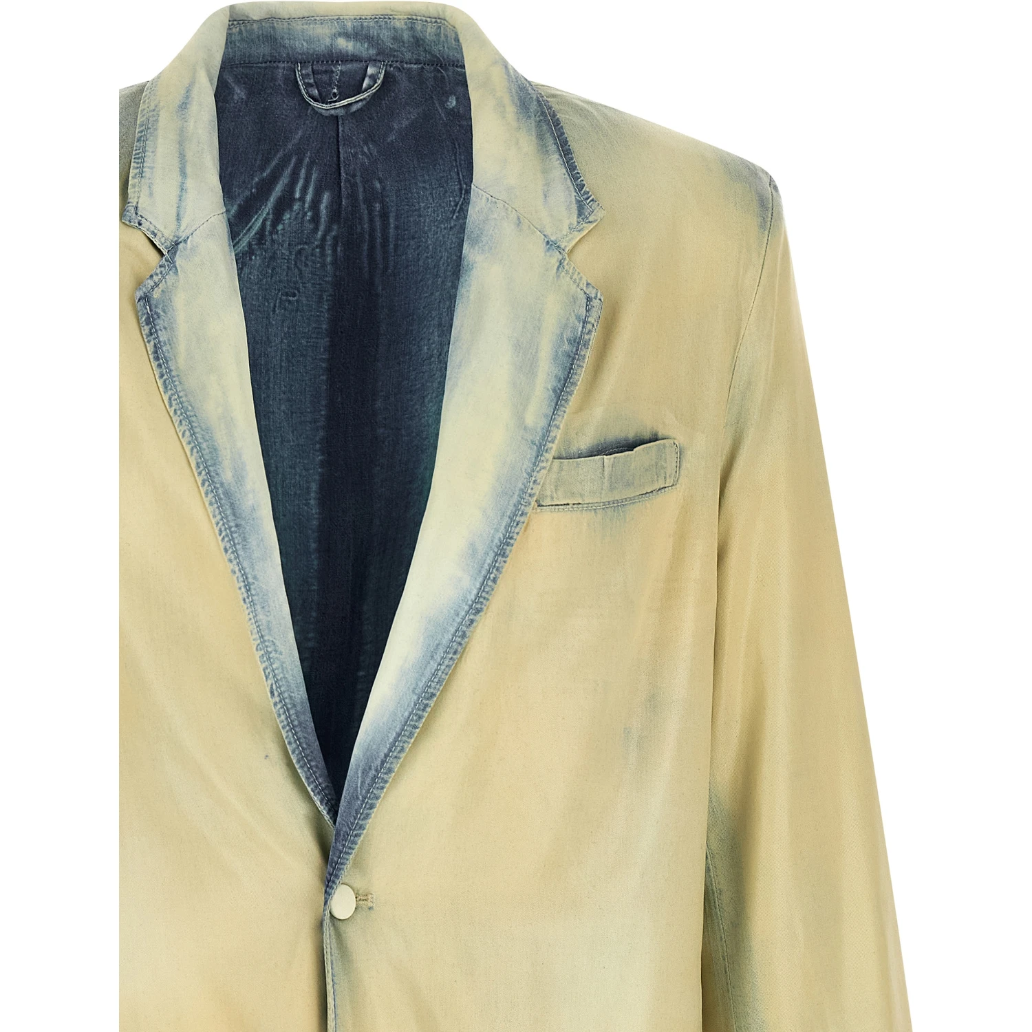 Beige Lyocell Blazer
