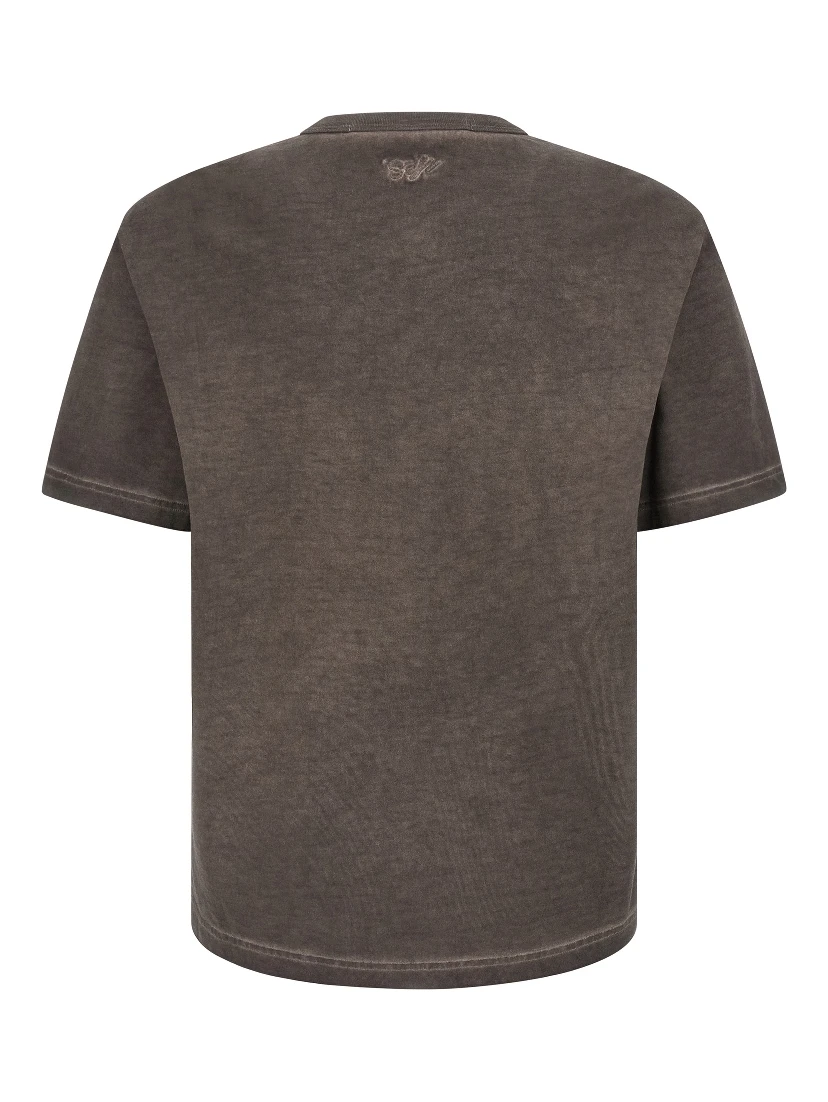 Gray Cotton T-Shirt