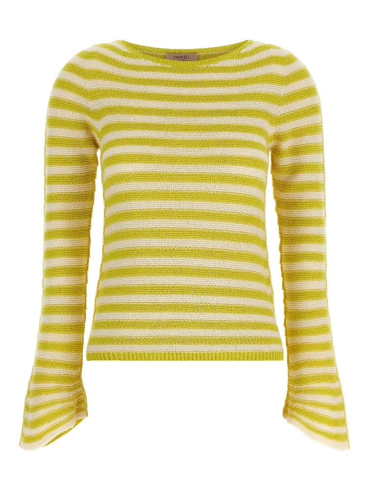 Bicolor Cotton Cardigan