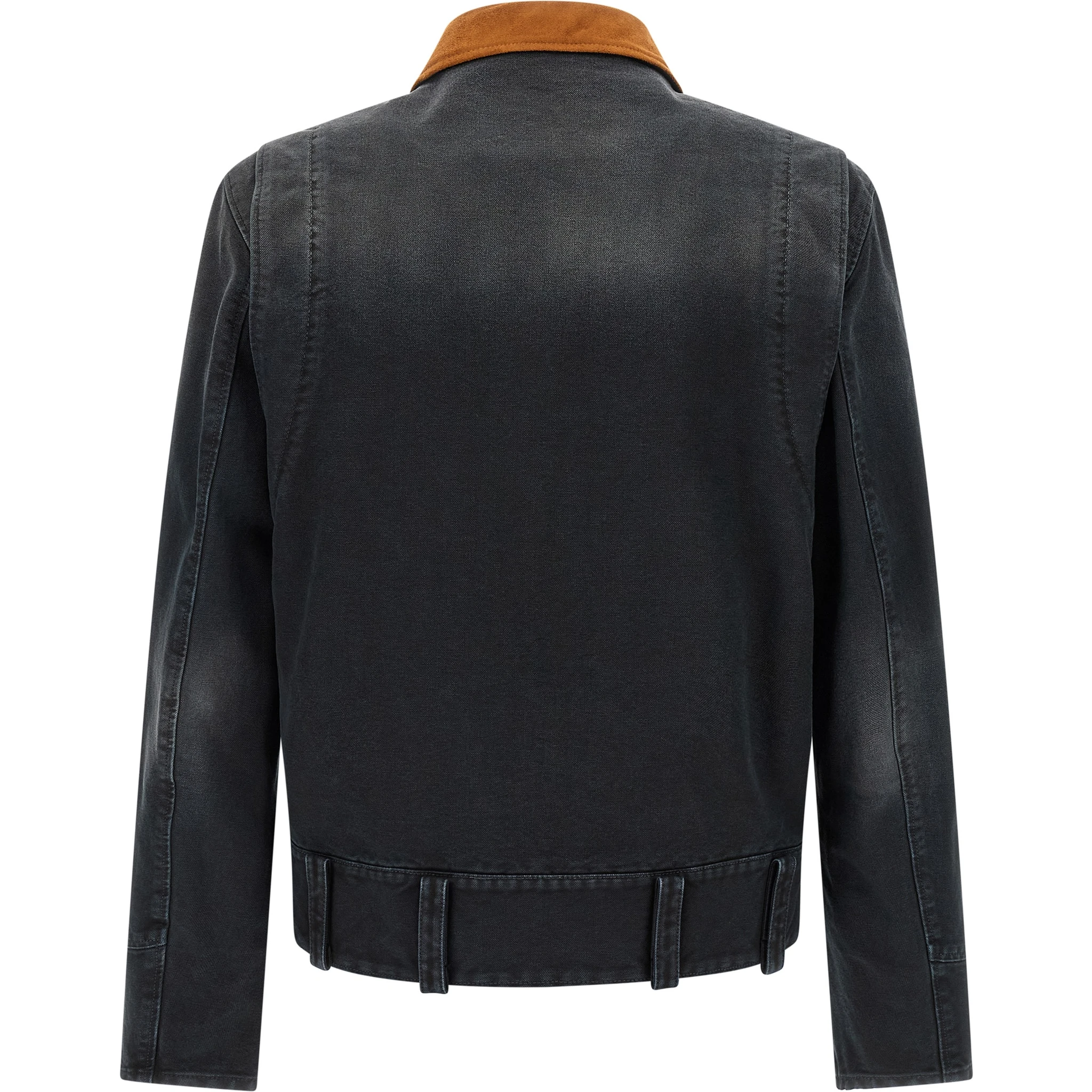 Gray Cotton Denim Jacket