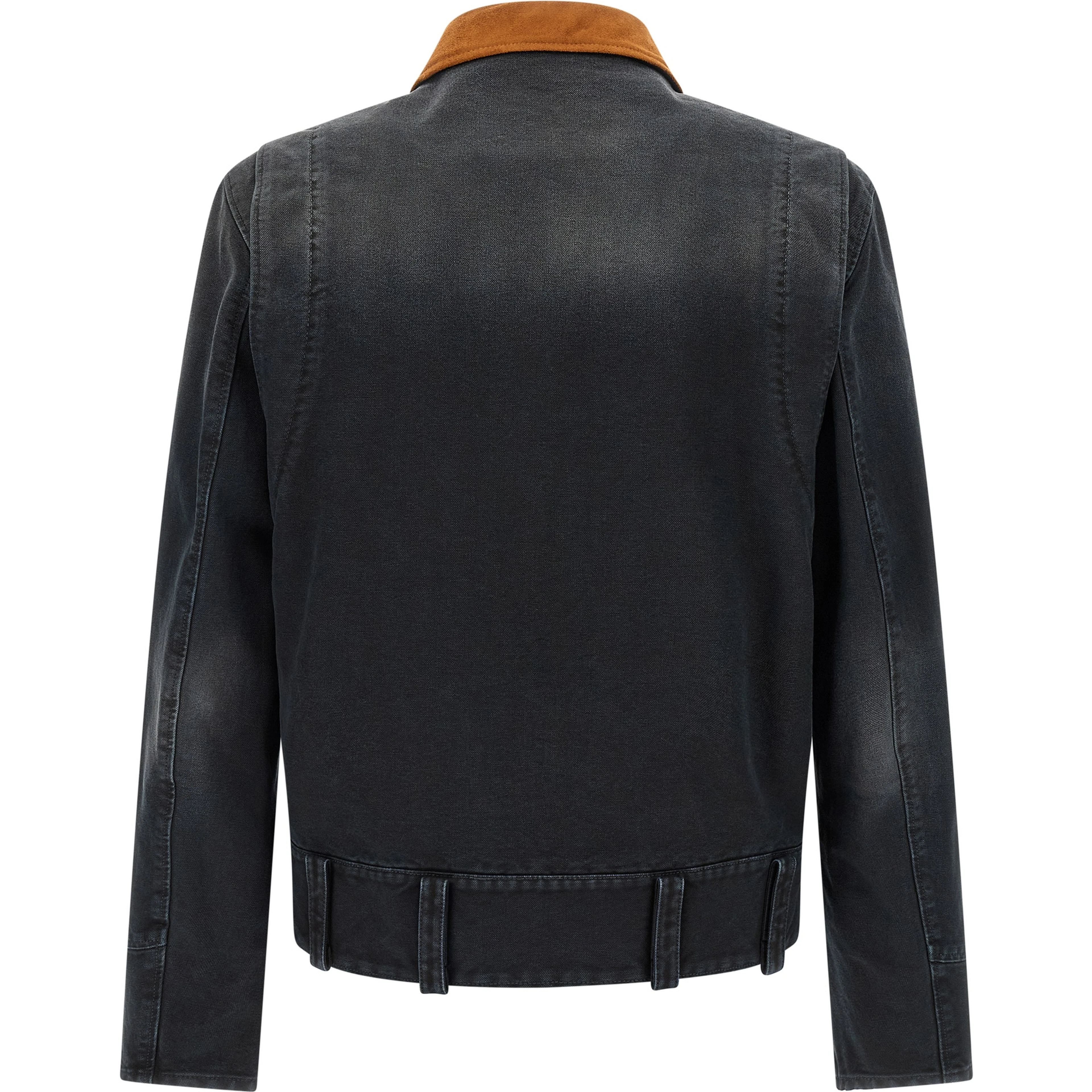 Gray Cotton Denim Jacket