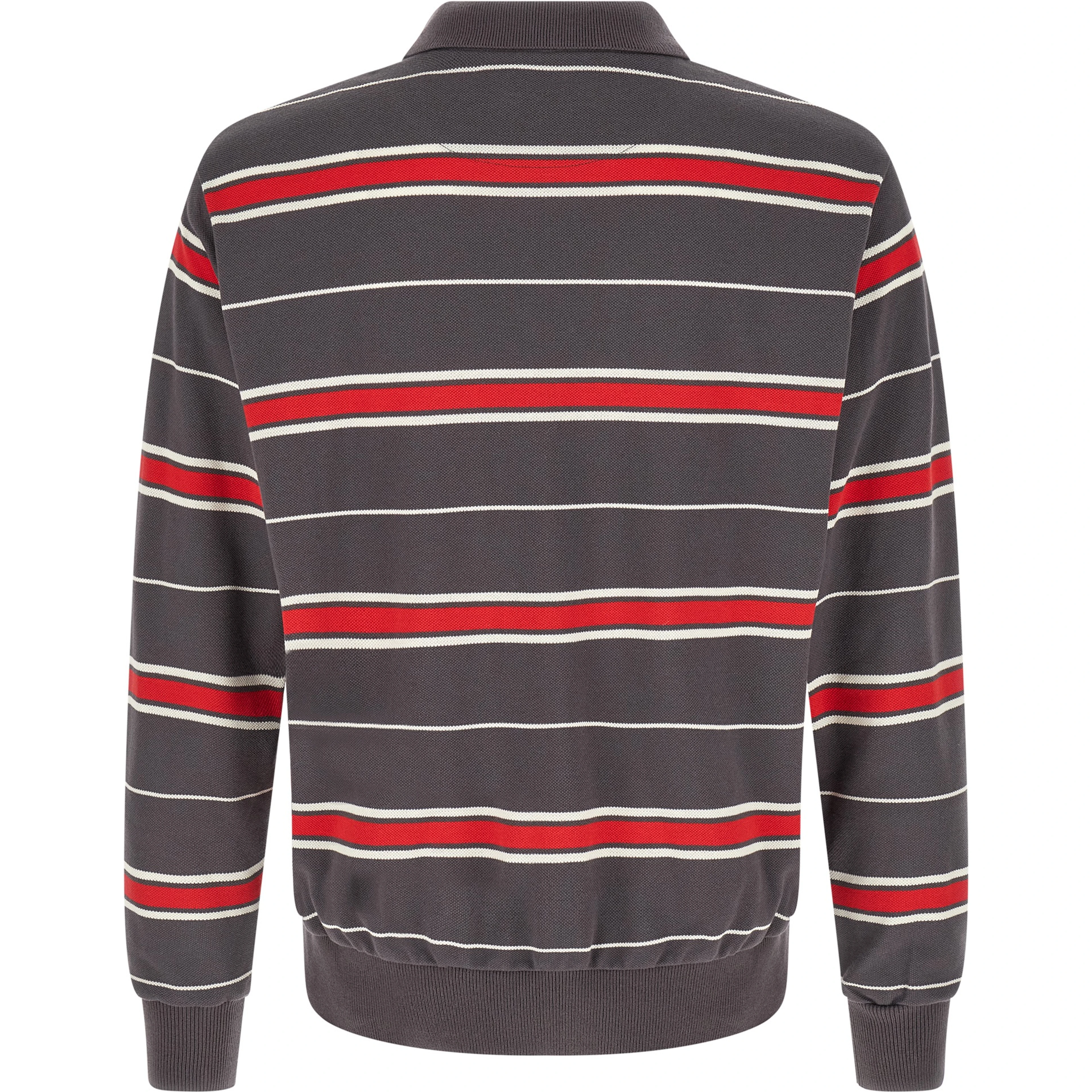 Gray Cotton Polo Shirt