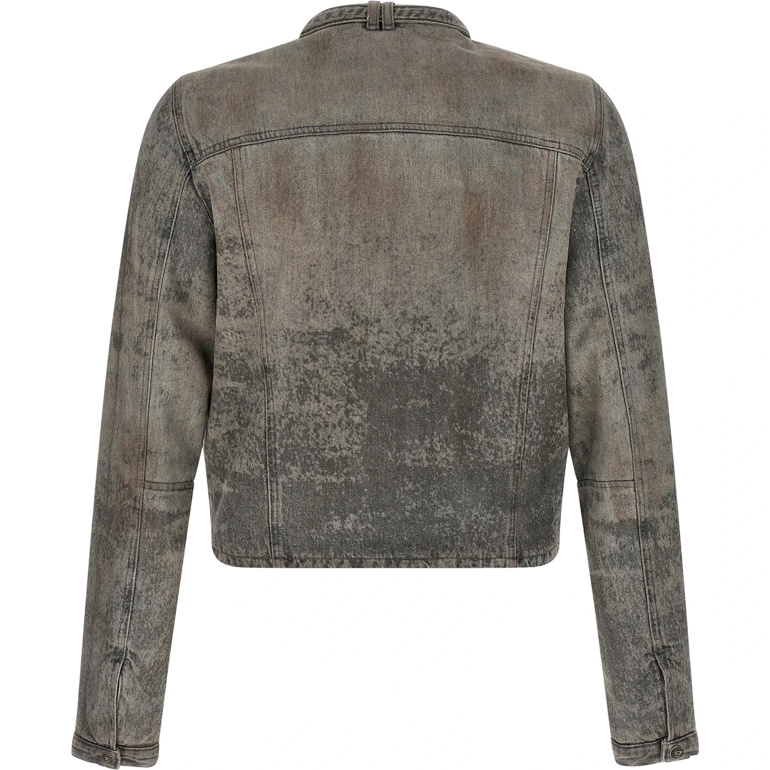 Gray Cotton Denim Jacket