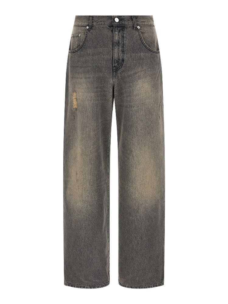 Black Cotton Jeans Denim