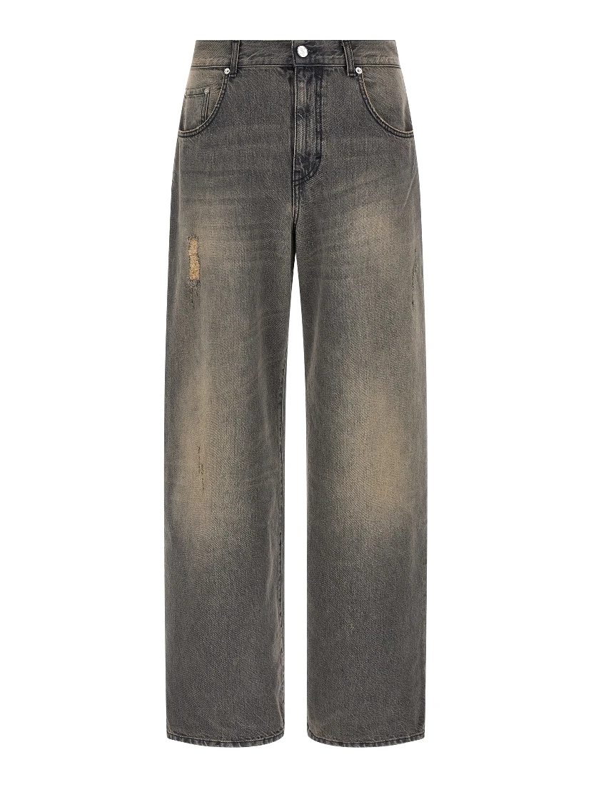 Black Cotton Jeans Denim