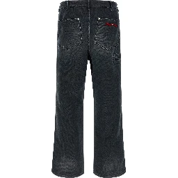 Black Cotton Jeans Denim