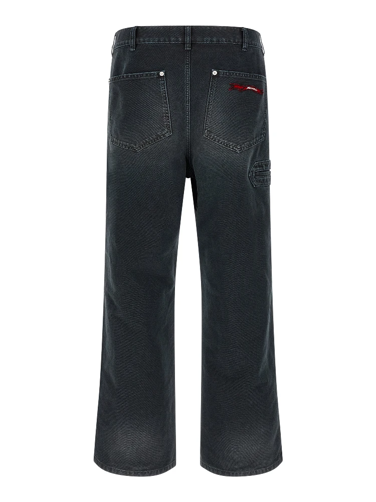 Black Cotton Jeans Denim alternative