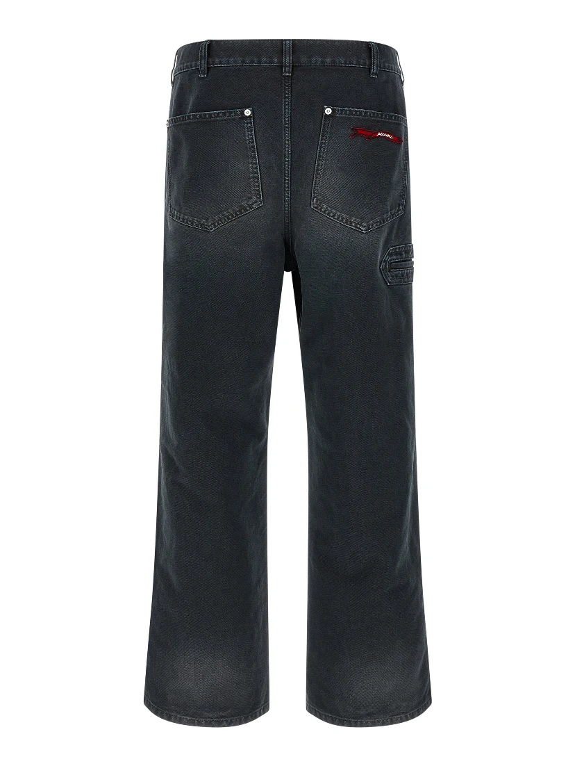 Black Cotton Jeans Denim