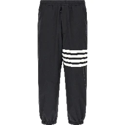 Blue Polyamide Joggers (Workout Pants)