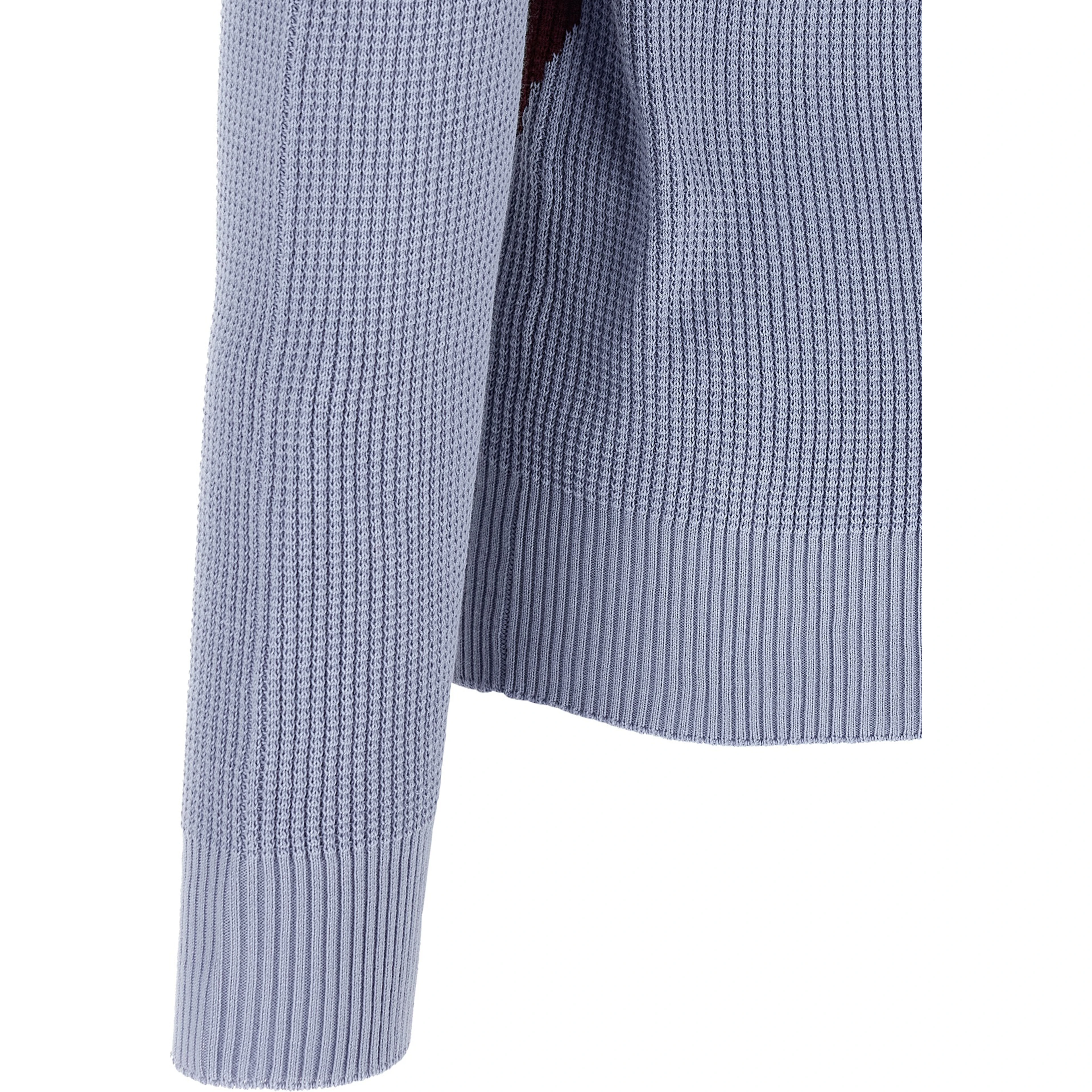 Blue Cotton Cardigan