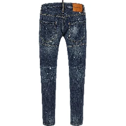 Blue Cotton Jeans Denim