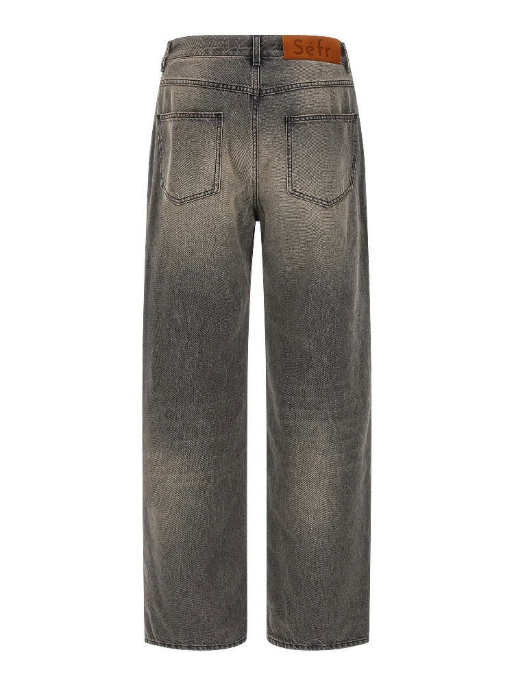 Black Cotton Jeans Denim alternative
