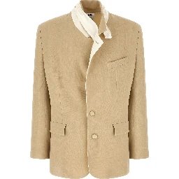 Beige Viscose Blazer