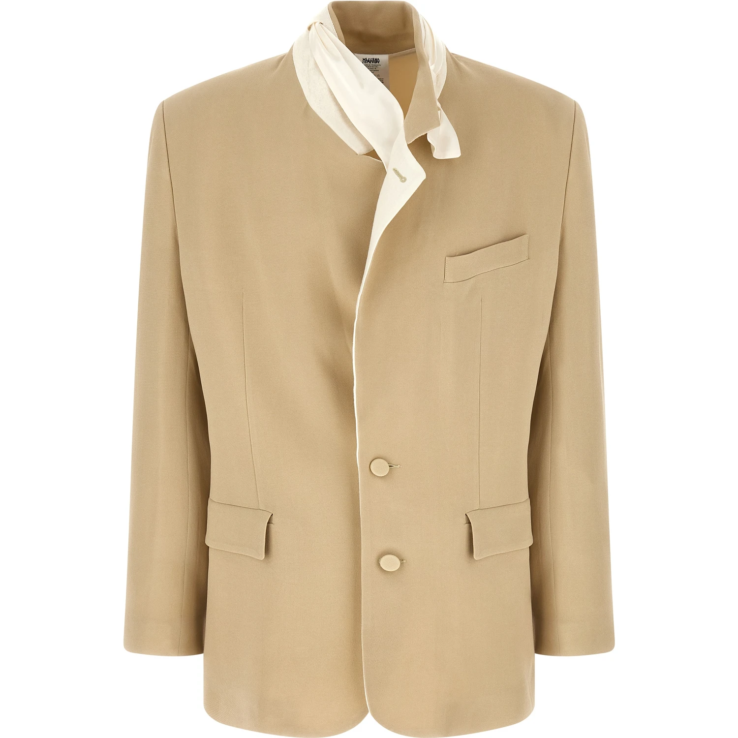 Beige Viscose Blazer