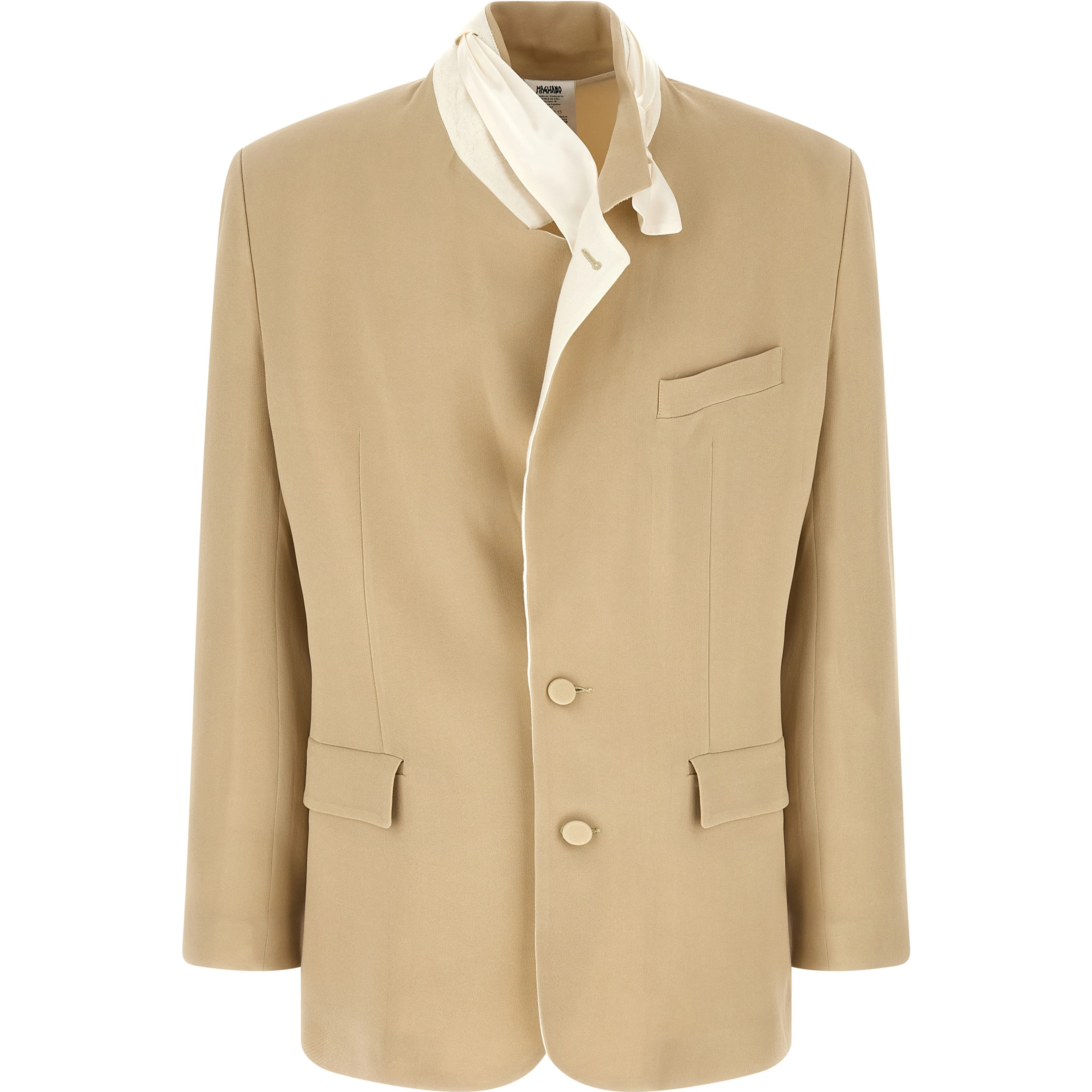 Beige Viscose Blazer