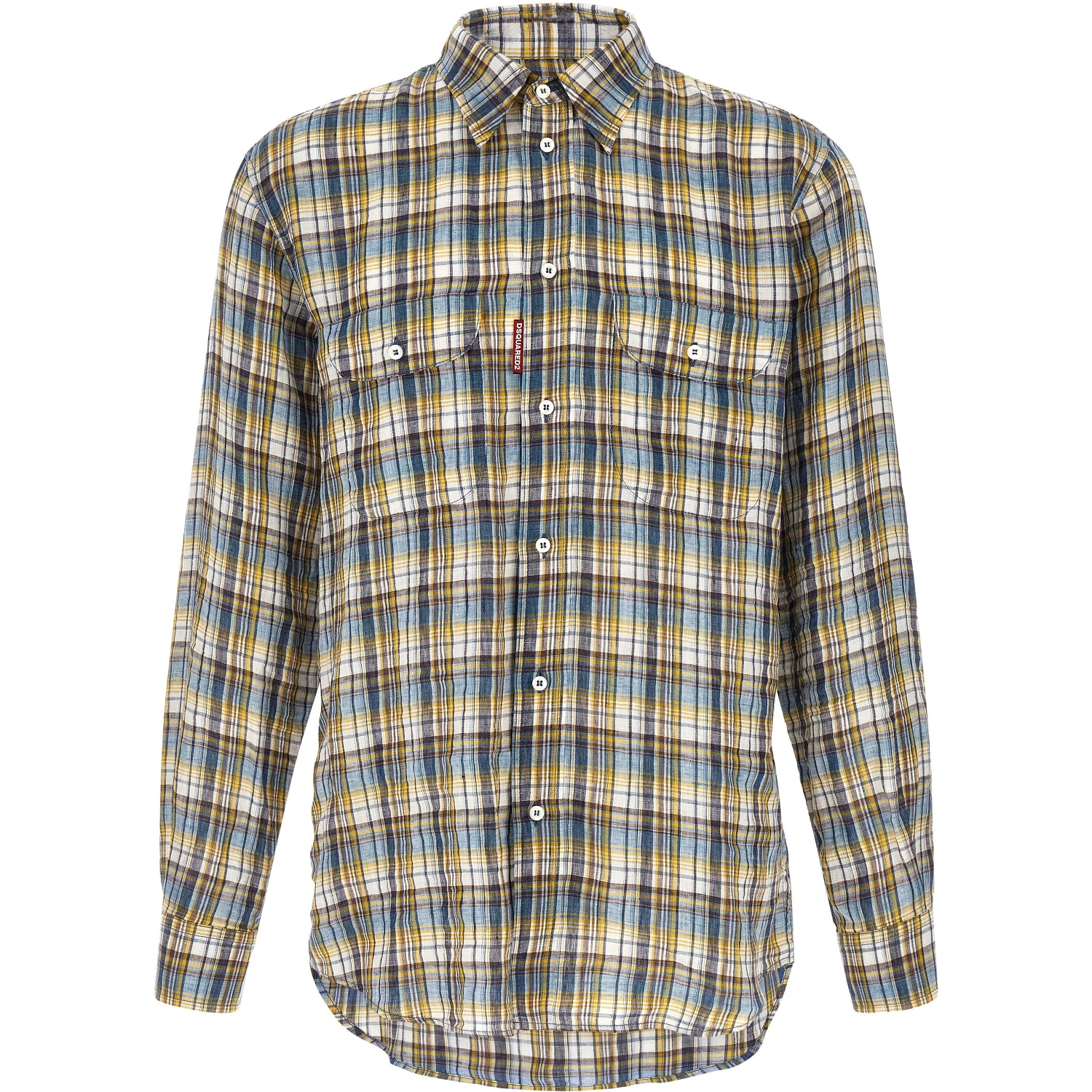 Multicolor Linen Blouse