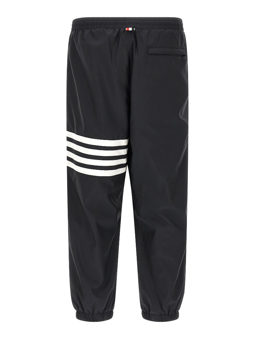 Blue Polyamide Joggers (Workout Pants)