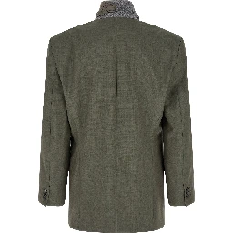 Bicolor Virgin Wool Blazer